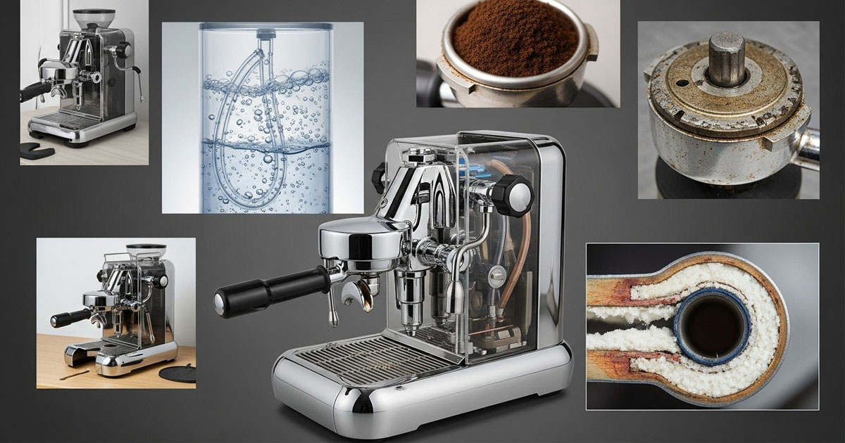 علت‌های متداول صدای زیاد اسپرسوساز